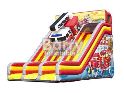 0.55mm PVC Best Quality Car Inflatable Slide For Kids Amusement BY-DS-014